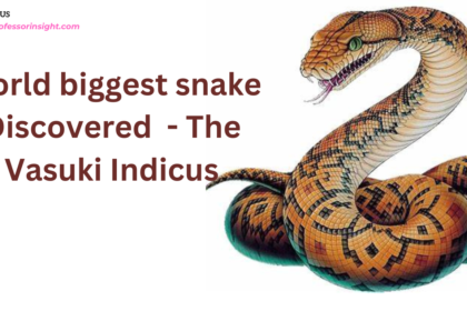 World biggest snake discovered - The Vasuki Indicus