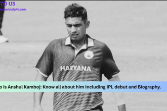 Who is Anshul Kamboj: Know all about him Including IPL debut and Biography.